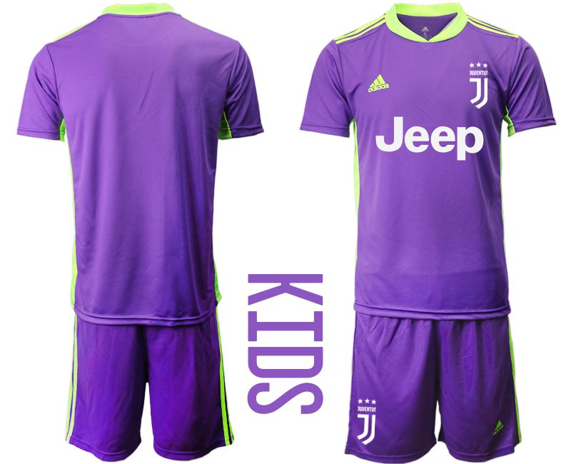 Youth 2020-2021 club Juventus Russia purple goalkeeper Soccer Jerseys->juventus jersey->Soccer Club Jersey